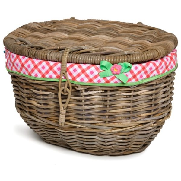 Lief! mand riet S Bruin / Naturel