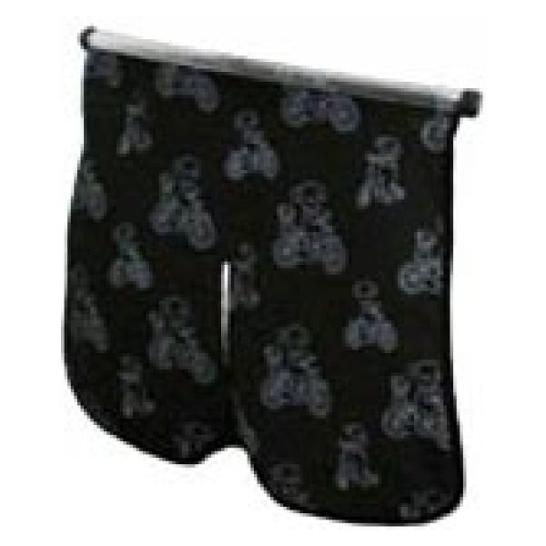 Bobike windschermflap bobi fietst Zwart/grijs