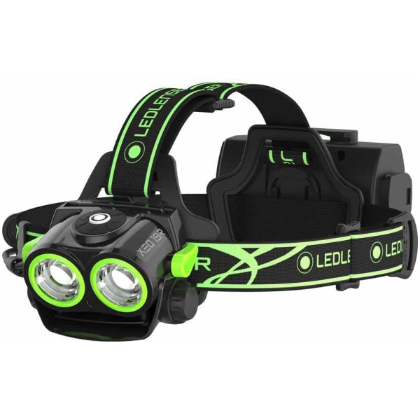Ledlenser koplamp XEO19R opl dubb kop zw/grn Groen