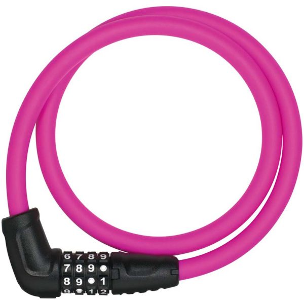 Abus kabelslot code Numerino 5412C/85 pink Roze
