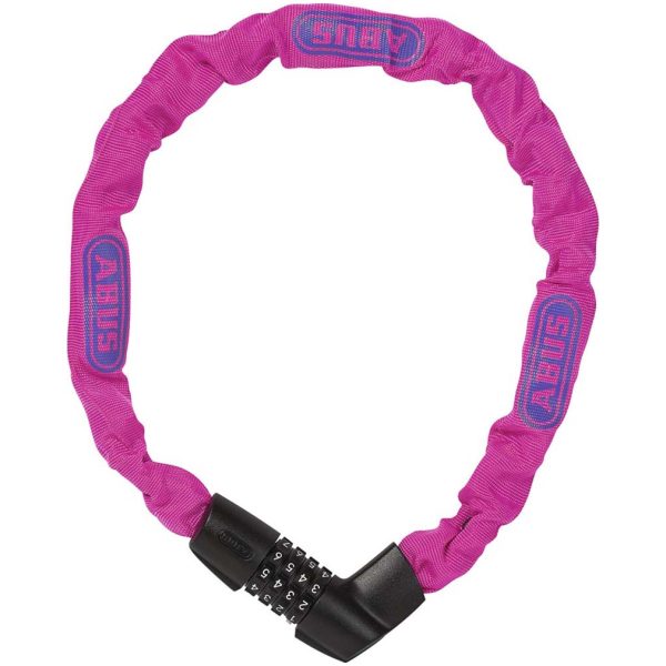 Abus kettingslot code Tresor 1385/75 neon pink Roze