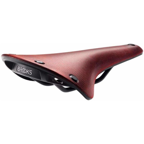 Brooks zadel C17 Cambium All Weather Red Zwart