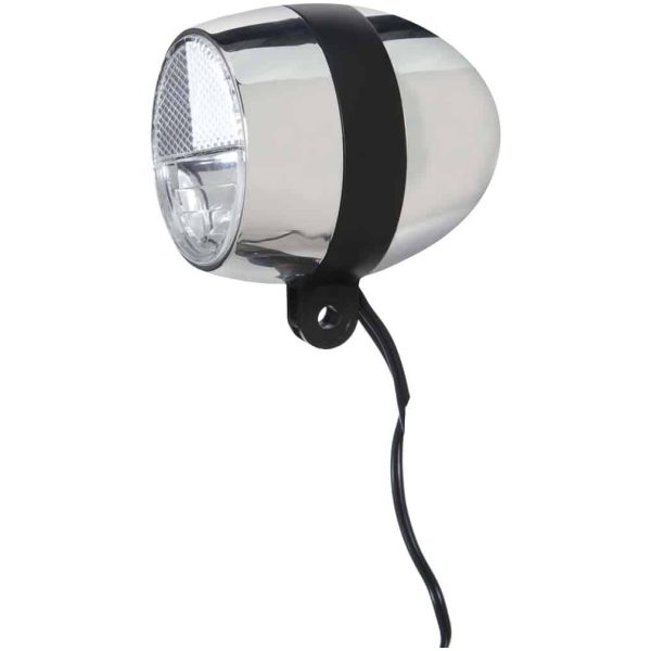 Cortina koplamp Amsterdam E-bike chroom Zwart