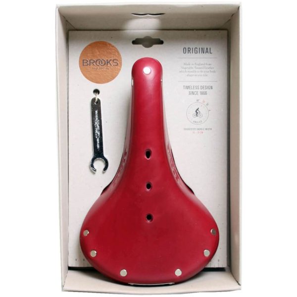 Brooks zadel B17 H Raspberry Chroom LE ONBEKEND