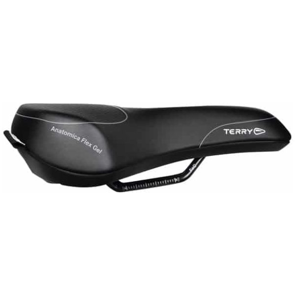 Terry zadel Anatomica Flex H gel Zwart