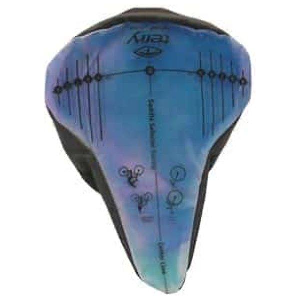Terry pas zadeldek Touring Transparant / Zwart