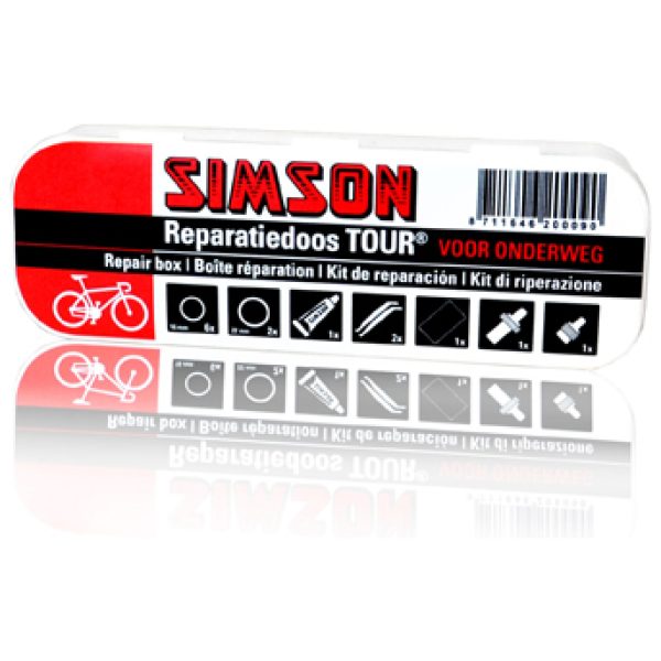 Simson reparatiedoos Tour Zwart-rood