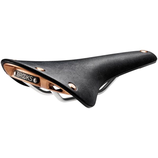 Brooks zadel C17 Cambium Organic zwart/koper Zwart / Koper
