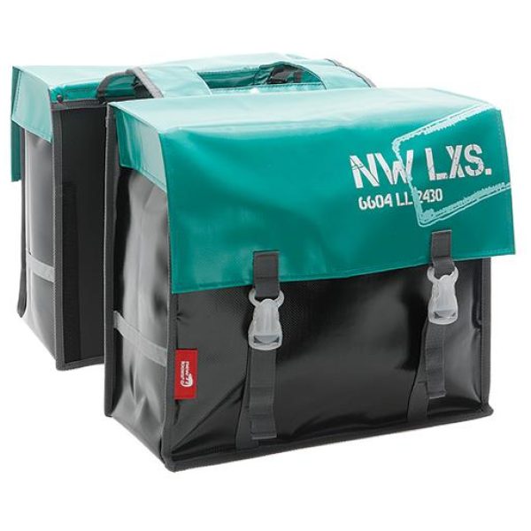 New Looxs NL dubb tas bisonyl Basic grn Groen / Zwart
