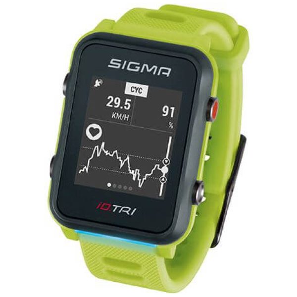 Sigma polscomputer set iD.TRI green Groen