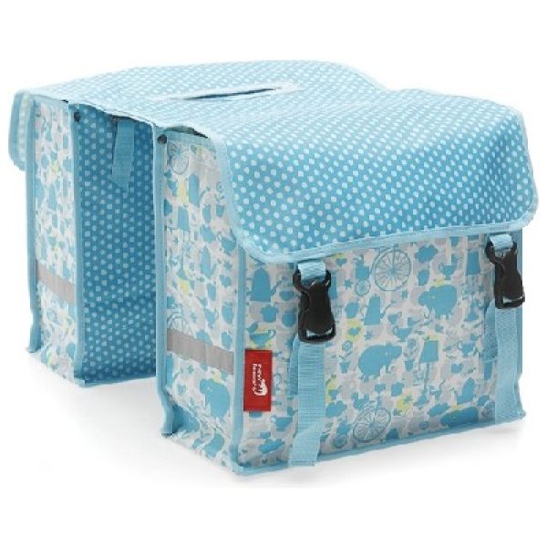 New Looxs NL dubb tas Fiori Emmy M bl Blauw