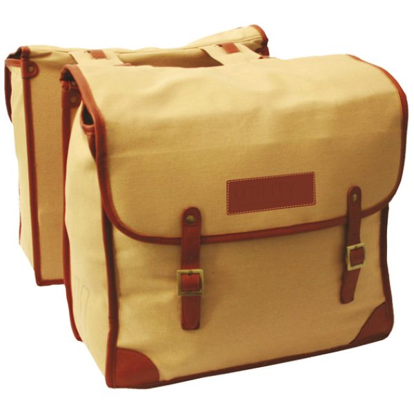 Basil dubb tas Utility canv nat Naturel / Bruin