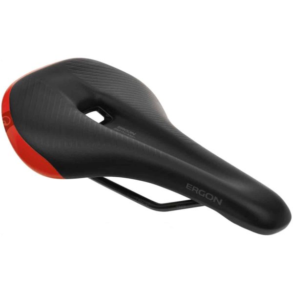 Ergon zadel SM Pro heren M/L rood