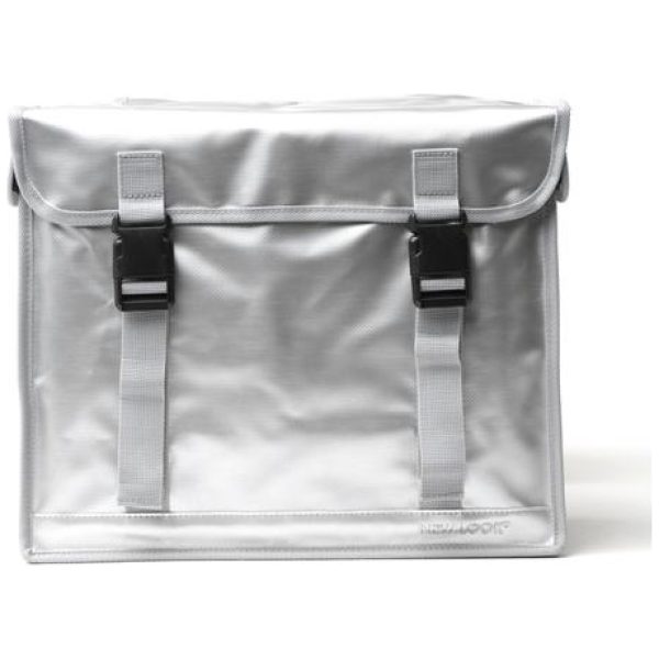 New Looxs TAS BISONYL DUBBEL LARGE ZILVER