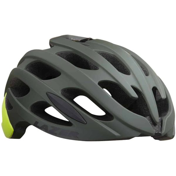 Lazer Helm Blade MATTE DARK GREEN F- YELLOW