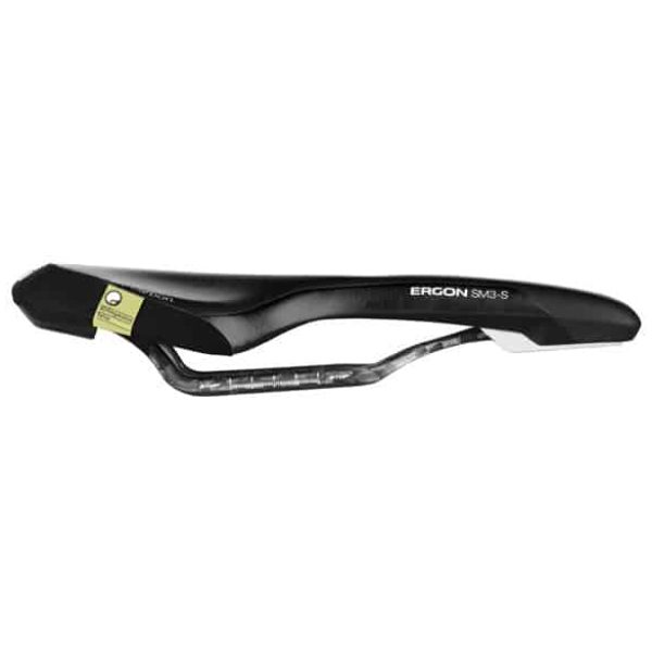 Ergon zadel SM3-S Pro carbon zw Zwart