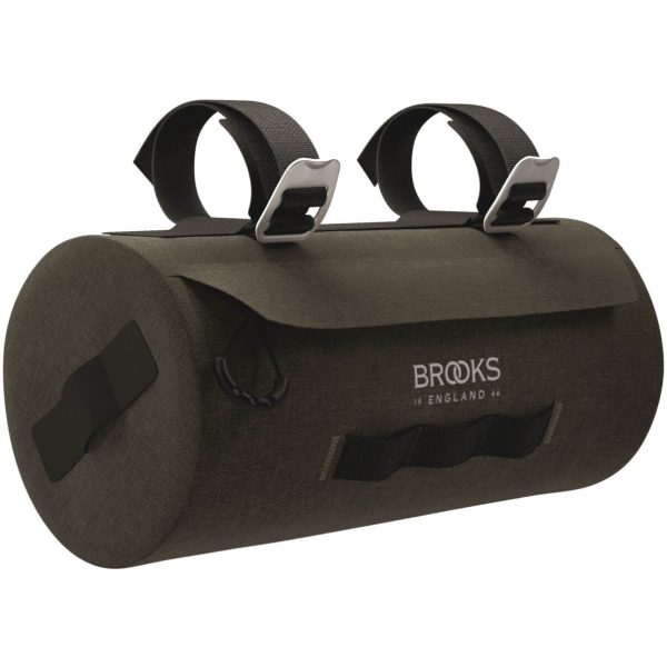 Brooks stuurtas Scape Handlebar Pouch Mud 3L Modder Groen
