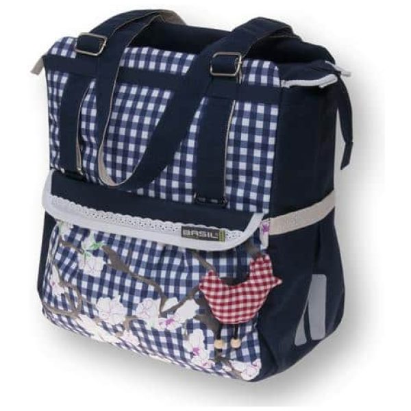 Basil TAS SHOPPER XL HOLLANDS BL Blauw / Wit