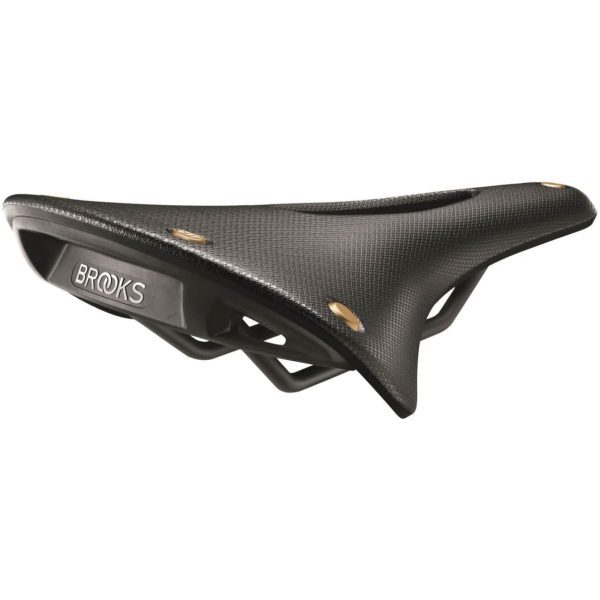 Brooks zadel C17 Carved Gold rivets