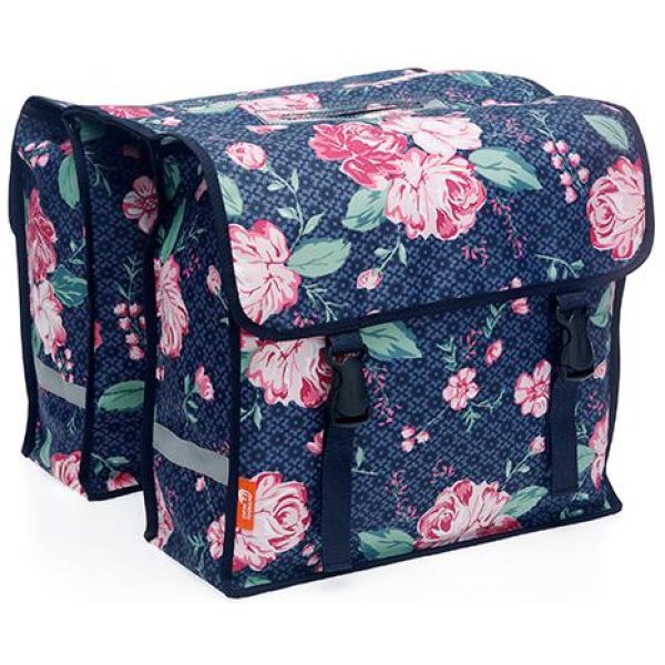 New Looxs TAS FIORI DUBBEL VERA BLUE Blauw
