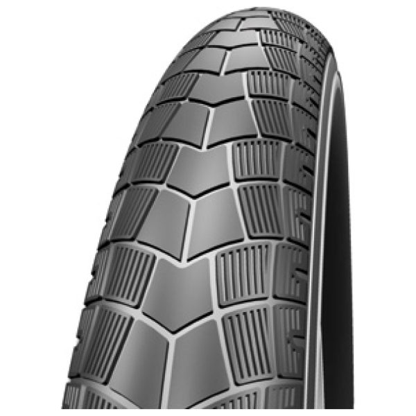 Schw btb 26x2.15 Big Apple race zw Zwart