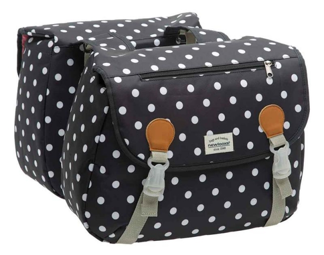 jongen Versnel naaien New Looxs TAS LILLY POLKA ZWART - Davy's Bike Store