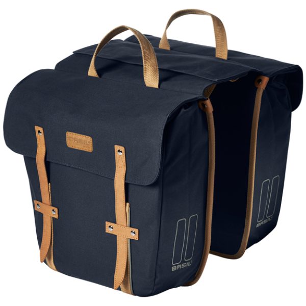 Basil TAS BAS PORTLAND SLIMFIT DUBBEL BLAUW 29L Donkerblauw
