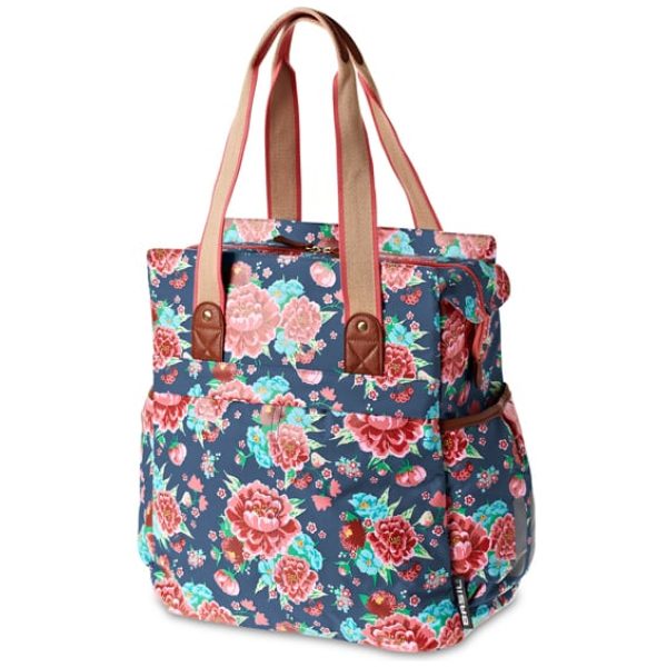 Basil TAS BAS BLOOM SHOPPER INDIGO BLAUW