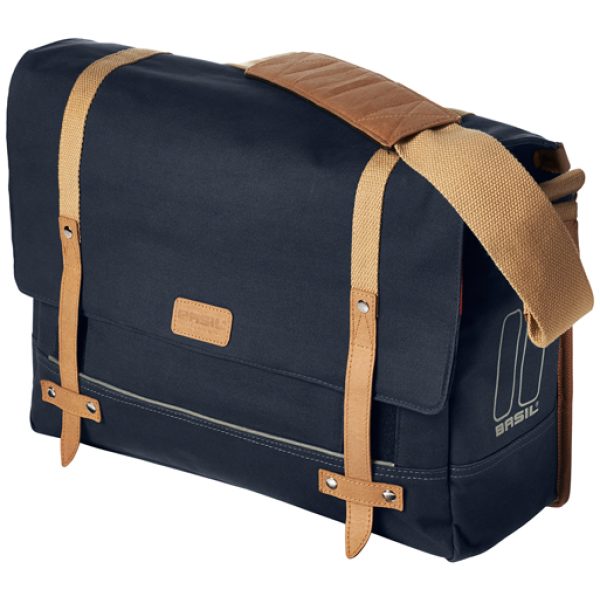 Basil TAS BAS PORTLAND MESSENGER BLAUW 20L Dark Blue