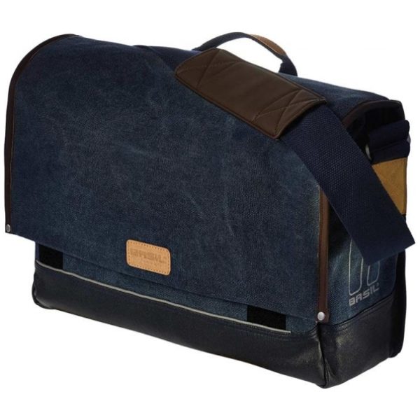 Basil TAS BAS URBAN FOLD MESSENGER DENIM BLUE 20L Deep Denim Blue - Blauw