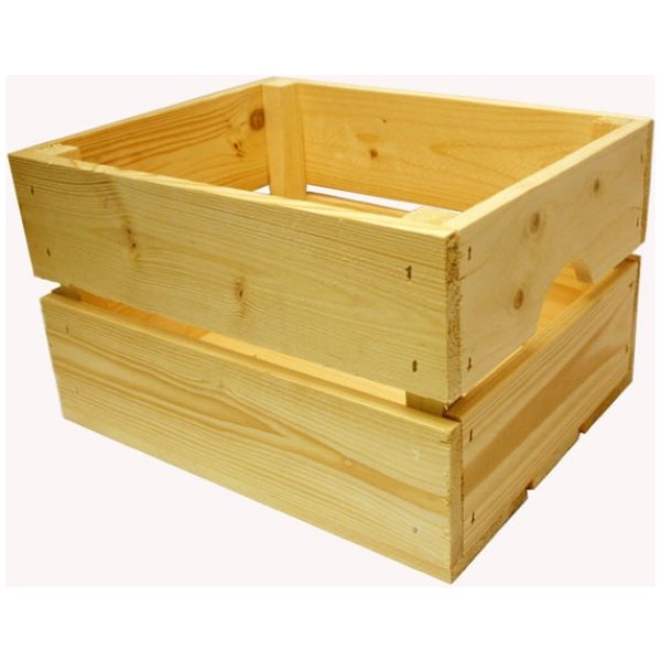 Merkloos Transport bagage krat mini hout