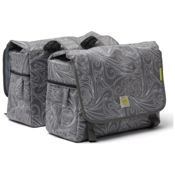 New Looxs TAS MONDI JOY DUBBEL ISIS GREY Grijs / Wit