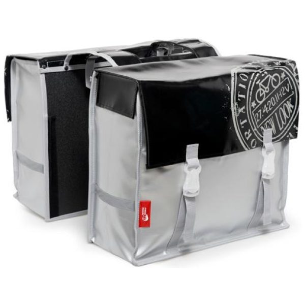 New Looxs TAS BISONYL BASIC DUBBEL ZWART/ZILVER Zwart / Zilver