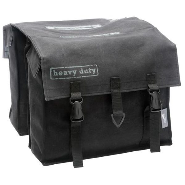 New Looxs TAS DOCK DUBBEL CANVAS Zwart