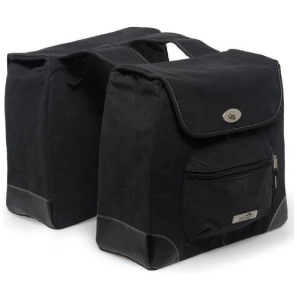 New Looxs TAS ALBA DUBBEL CANVAS Zwart