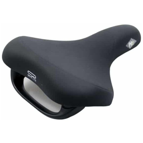 Cortina Cort sadle Ecomo comf + handle Zwart