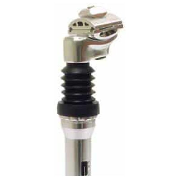 Kalloy PM zadelpen verend ATB 25.4 Zilver