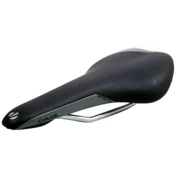 Velo zadel Senso Sport 1 zw/wt Zwart / Wit