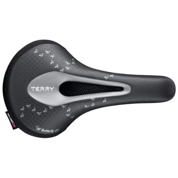 Terry zadel Butterfly GT D gel zw Zwart