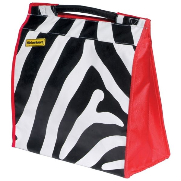 Niet Verkeerd NV shoppertas zebra streep bisonyl