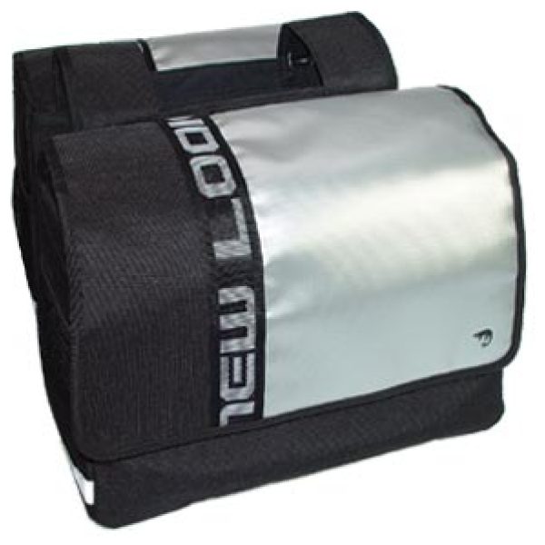 New Looxs NL dubb tas 218 Mondi Joy zw/zi Zwart / Zilver