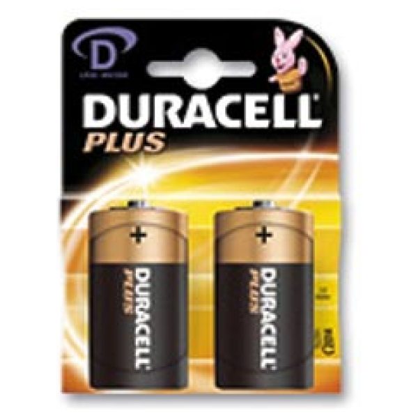 Duracell batt LR20 1.5V D krt (2)