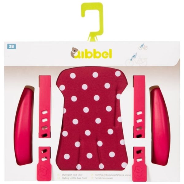 Qibbel stylingsset voorzitje Polka dot rood