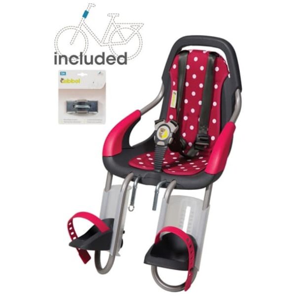 Qibbel v zitje Polka Dot rd Polka Red