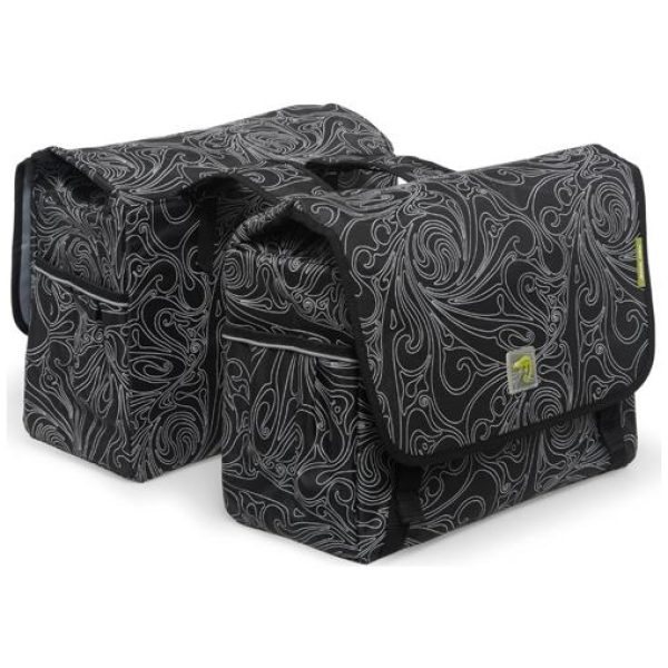 New Looxs TAS MONDI JOY DUBBEL ISIS BLACK Zwart / Wit