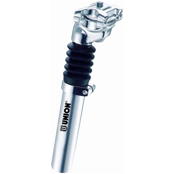Union zadelpen verend ATB 27.2 x 350 zilver