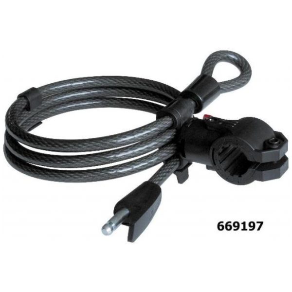 Axa insteek kabel SLE plus 150cm Zwart