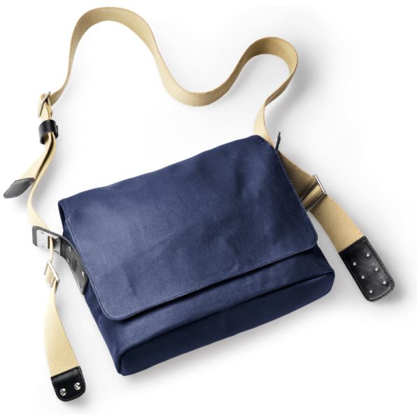 Brooks tas Paddington canv bl/zw Blauw