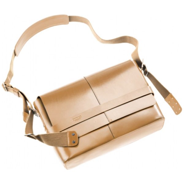 Brooks tas Barbican M leer na Naturel