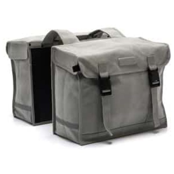 New Looxs NL dubb tas 31 canvas cool grey Grijs